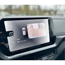 Case Multimedya Tek Tuş 9h Nano Ekran Koruyucu Volkswagen T-Cross 8 Inç ile Uyumlu