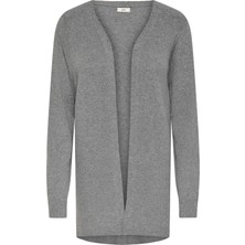 Jdy Kadın Jdyprıme v Yaka Uzun Kollu Örme Hırka 15350887 Gri