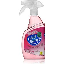 3 Adet  Gizli Bahçe Yeni Nesil Oda Spreyi Japon Kiraz Çiçeği 500 ml Pet Şişe