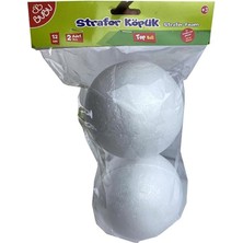 Strafor Köpük Top 12 Cm. 2'li