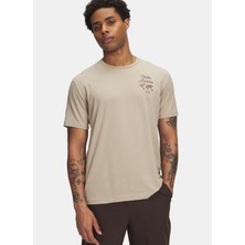 Under Armour 6004143-299-UA 60/40S Sports Wm Ss Kahve Bisiklet Yaka Normal Düz Erkek T-Shirt
