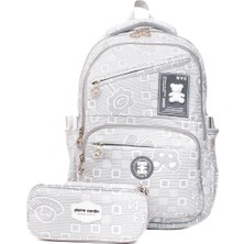 Pierre Cardin Okul Çanta Seti PCSET07PC1773501-GRI