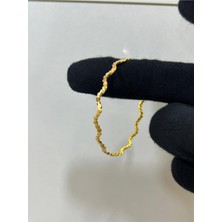 Kuyumcu Nurettin  20 gr (GRAM) Yatırımlık Işçiliksiz Zikzak Ankara Burma 22(916) Ayar Altın