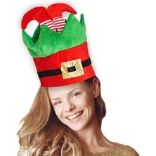 Bkmc Yılbaşı Figürlü Bez Şapka