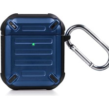 Mena Rise Airpods Armor Kılıfı, Koyu Mavi