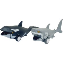 Mena Rise Sürtmeli Hayvanlar 2'li - Köpek Balığı ve Orka Balina (Lisinya)