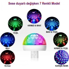 Topdan USB Girişli Sese Duyarlı Disko Topu
