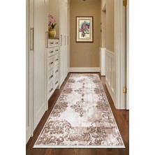 Bazaar Forum Pamuk Taban Dijital Baskı Kaymaz Tüy Dökmeyen Makinada Yıkanabilir Salon Halısı Mutfak Halısı