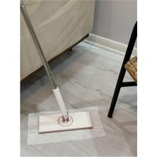 Mop - Tüm Bezleri Kendi Alabilen Otomatik Mop, 360° Dönebilen, Kullan At Bezler Için Pratik Mop