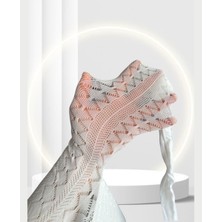 Intive Lingerie Pc Paris Devyn Beyaz Zigzag Desen Dantel Görünümlü Vintage Külotlu Çorap