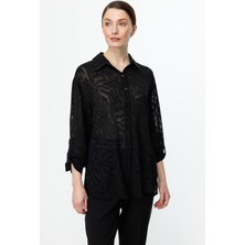 Eskişehir Mağazacılık 54335 Onteks Kendnden Desenli Gömlek