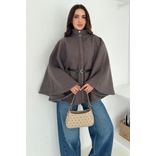 Noa Noa Kadın Kemerli Panço Kaban – Güçlü & Sofistike Stil