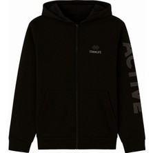 Tommy Life Erkek Garson Ceket Kapuson Erkek Siyah Sweatshirt