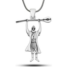 Gumush Gümüş Pir Sultan Abdal Erkek Kolye