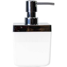 Toskana Sıvı Sabunluk-Beyaz M-SA01-01