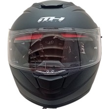 Mh 935 Çene Açılır Mat Siyah Kask