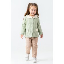 Kinderos Fiyonk Cep Detaylı Kız Çocuk 3\'lü Takım - 26K 4497