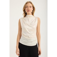 Home Store Kolsuz  Sol Yanı Drapeli  Bluz