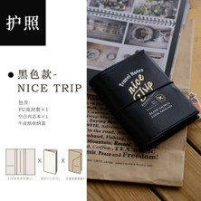 Y15-1 Adet Tn Pasaport Boy Travelers Notebook Siyah