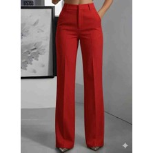 CBM Kadın Yüksek Bel Cepli Ithal Krep Pantolon