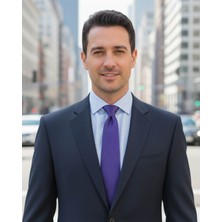 1001 Kravat Kare Desenli 8 Cm Genişliğinde Mor Renkli Kravat