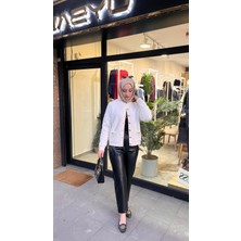 Yusuf Özdemir 1306 Deri Pantolon Siyah