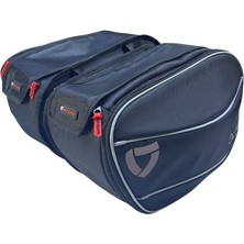 Motospartan DC SERT KABUK YAN ÇANTA KÖRÜKLÜ SİYAH KY 04