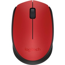 Logitech 910-004641 M171 Kablosuz Kırmızı Mouse