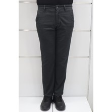 Marcao Fistan Store Erkek Haki Yeşil Desenli Normal Bel Dar Kalıp Dar Paça Kışlık Keten Pantolon