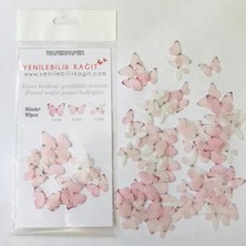 Yenilebilir Kağıt Wafer Paper Hazır Kesilmiş Kelebekler YK-016