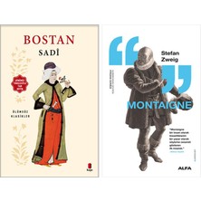 Alfa Yayınları Bostan - Günümüz Türkçesiyle Tam Metin + Montaigne