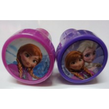 Cem Elsa Frozen Anna Baskılı Hediyelik Mühür  Kalem Başlığı 2 Adet