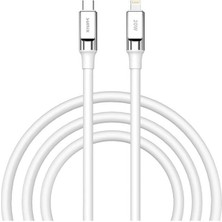 Misda Store Sc-67 20W Usb-C Lightning Şarj ve Data Kablosu Beyaz