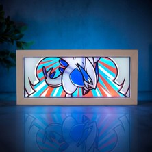 Jade Produck Lugia LED Işık Kutusu – 21X10 cm Pokémon Temalı Rgb Dekoratif Gece Lambası
