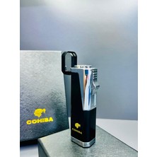 Cohiba 3 Torch Pürmüz Alevli Puro Delicili Profesyonel Çakmak