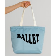 Ballet Tasarım Mat Saten Omuz Çantası