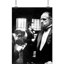 Vintage Gezegen The Godfather Poster2 - Retro Duvar Dekoru