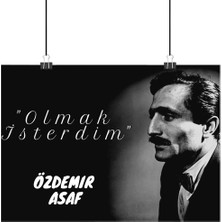 Vintage Gezegen Özdemir Asaf Poster1 - Retro Duvar Dekoru