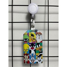 Hediyebum Disney Çizgi Film Kahramanları Yaka Kart Kılıfı Yoyo Set