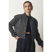 Rovebella Bellissimo Kaşe Crop Ceket