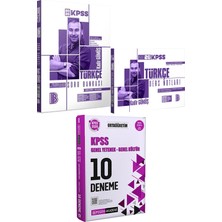 Benim Hocam Yayınları 2026 Kpss Türkçe Tamamı Çözümlü Soru Bankası ve Ders Notları - 2026 Kpss Ortaöğretim Çözümlü 10 Deneme