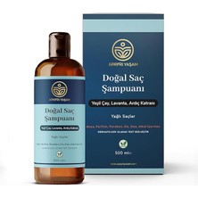 Yaşam Yeşil Çay Lavanta Ardıç Katranı Özlü Yağlı Saçlar Için Besleyici ve Onarıcı Şampuan 500 ml