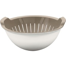 Home 3l Kaseli Süzgeç – Yeşillik, Sebze ve Meyve Yıkamak Için Pratik Badyalı Süzgeç – Çok Amaçlı Gıda Yıkama Kabı, Dayanıklı ve Kullanışlı Mutfak Gereci