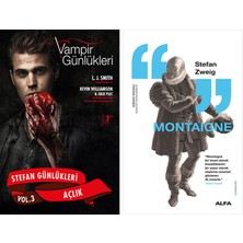 Alfa Yayınları Vampir Günlükleri - Stefan Günlükleri Vol. 3 Açlık + Montaigne