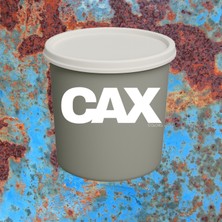 CAXCOLORS Pas Üstü Metal Boyası Pürüzsüz Yüzey 1 Litre Bant-Eldiven-Rulo Fırça-Zımpara