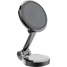 Mena Rise Içi Telefon Tutucu, Araç Telefon Tutucu, 360 Derece Dönebilen Esnek Yapı, Katlanabilir Güçlü Araba Telefon Tutucu, Ergonomik Tasarım (2x Manyetik Plaka)