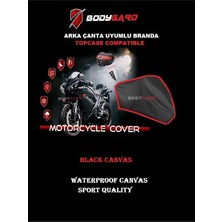 Yamaha Nmax 155 Abs Motosiklet Brandası Arka Çanta Uyumlu Branda,örtü-Siyah