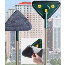 MCM Group 2 Bezli Üçgen Çek Çekli Mop Islak Mendil Uyumlu 150 cm