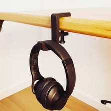 Hivhestin Masa Altı Kulaklık Askısı - Vidalı Kelepçeli Tip (3d Baskı)