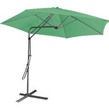 Argeus Yandan Kollu Katlanabilir Bahçe ve Balkon Şemsiyesi Yeşil